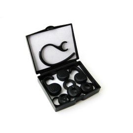 Fit Kit Compatible with Jabra BT2090, BT2080, BT2070, BT2050, BT2040, BT2010, EasyCall and EasyGo Wireless Headset Devices b: Replacement Parts Earloop Earhook Earbuds Eartips Eargels