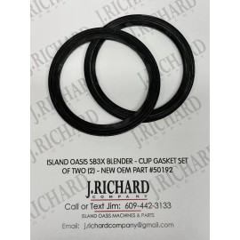 ISLAND OASIS - SB3X BLENDER CUP PITCHER GASKET SET - OEM PART #50192