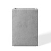 Kante 15.7" H Tall Rectangular Concrete Planters, Outdoor Indoor Lightweight