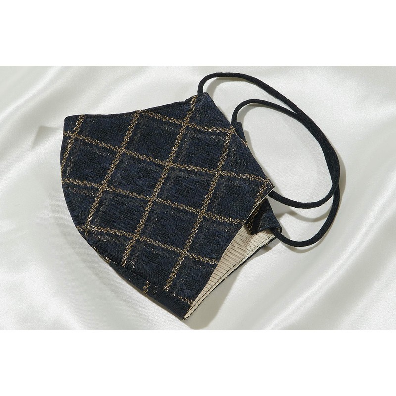 Nishijin Mask Grace Nishijin Textile Mask, Made in Japan, Washable,