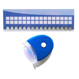 Teeth Whitening at Home Kit with 8 Syringes 44% Tooth Whitening Gel, Mouth Trays and a Tooth Shade Guide