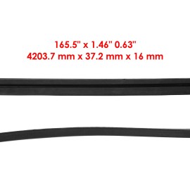 Caltric 167163 84" Deck Aramid Two Band Belt for King Kutter 7' Finish Mowers SFM-84