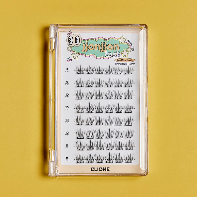 Clione 1+1 Clione no-glue eyelash strand eyelash attachment self-under attachment