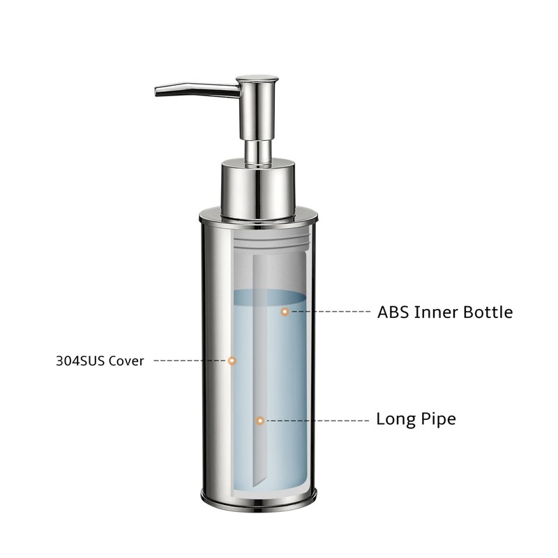 BGL Soap Dispenser, Free Standing Liquid Soap Dispenser,304 Stainless Steel