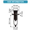 CARSO Replacement Diameter 9 mm Push Rivet Compatible with Toyota
