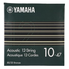Acoustic Guitar Strings, 12-String Light (010~047), 80/20 Bronze