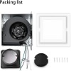 JOEAONZ Bathroom Exhaust Fan with Light 110CFM 6500K 800LM Household
