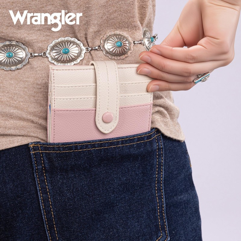 Montana West X Wrangler Small Wallets for Women Ladies Girls