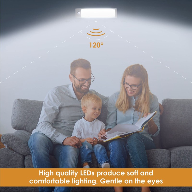 VYANLIGHT 58-LED Motion Sensor Light Indoor, Motion Activated Closet Light,