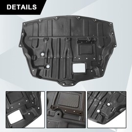 Front Engine Splash Shield Cover Compatible with Infiniti Q50 2014-2023 Q60 2017-2022 3.0L/ 3.7L V6 Replace# IN1228132 758904GE1A
