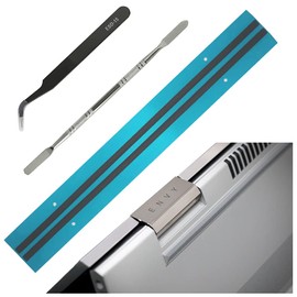 Rubber Feet Strips Replacement HP Envy X360 Convertible 15.6 Laptop with Stainless Steel Lever and Tweezers (Grey)