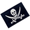 Pirate Flag Military Morale Coat of Arms Embroidered Velcro Patch
