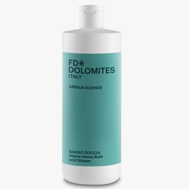 FD Dolomites Duschbad mit Toblahonig, Edelstern und Bergarnika, tiefe Feuchtigkeit und beruhigende Wirkung für empfindliche Haut, ideal für die ganze Familie, hypoallergen, 500 ml