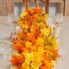 Autumn Garland - 5.8Ft Autumn Decorations Hanging Maple Leaf Garland