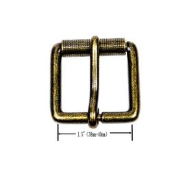 1.5"(38mm-40mm)Belt Buckle Heavy Duty Roller Buckle Replacement Buckle Bronze