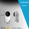 beafon, Smart Home, Tracer 2T Security Camera, 360° Controllable Indoor