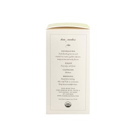 Silk Road Teas, Organic Genmaicha Green Tea, Fair Trade, Toasty Aroma, Refreshing & Savoring Taste, 15 Non-GMO Biodegradable Tea Bags