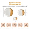 Sango Phoebe 12-Piece Multicolor Stoneware Dinnerware Set – Service for