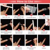 60 Pieces Fibrenails for Nail Extension Nail Extension Silk Fibreglass