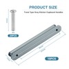 Mynoozi 10 Pack 120mm Long (96mm Hole Centre) Kitchen Cabinet
