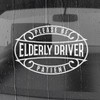 Funny Elderly Driver Please Be Patient Waterproof Car Stickers Decal