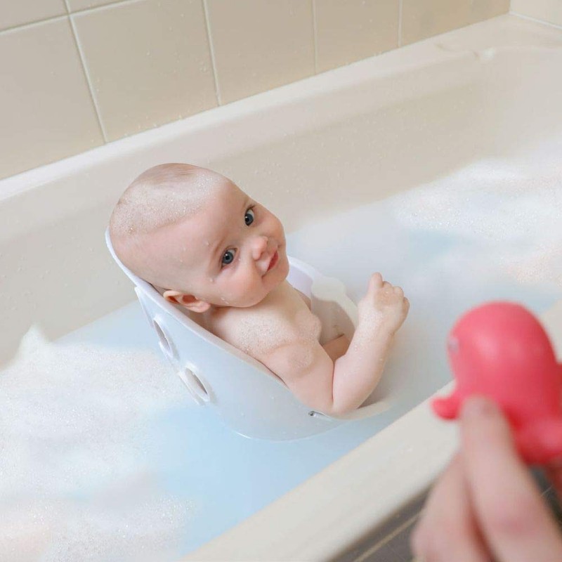phil&teds Poppy Bath Seat, White