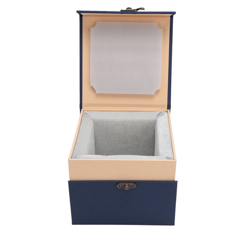 Ball Jointed Doll Head Storage Case Linen Fabric Protective Carrying