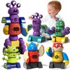 Magnetic Robot Toy for Children Aged 3-7 Years, 5 Pieces