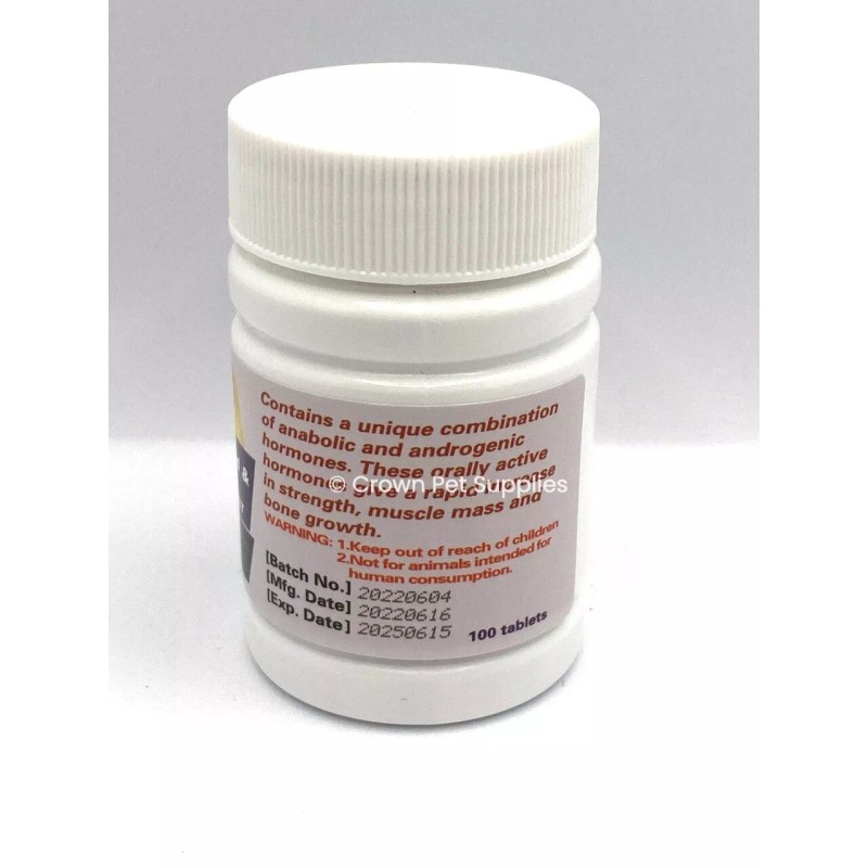 Bird Aid Pet Anabolic Speed & Strength Tablets For Pigeons