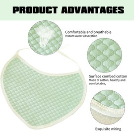 Asitanie Kleiderschutz für Erwachsene 2 Stück Latz für Erwachsene Lätzchen für Schlabberlatz für Wiederverwendbar für Mama und Papa