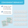 IMPRESA Vertical Blind Repair Tabs Kit - 20 Clear Stick-On