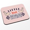 Fabulous Little But Strong Dumbbells Muscle Workout Mauspad Rosa –