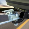 CZC AUTO Black Trailer Hitch Coupler Lock, Dia 1/4 Inch,