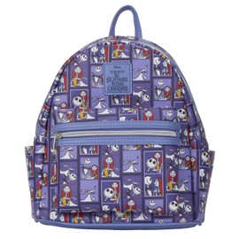 Loungefly x Nightmare Before Christmas Jack and Sally Valentine Mini Backpack