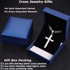 Thunaraz 925 Sterling Silver Cross Necklace for Men Women |