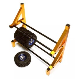 Any Brand Precision Wheel & Tire Storage Rack 17x6x14 Inch Designed for 1/10 & 1/8 Scale
