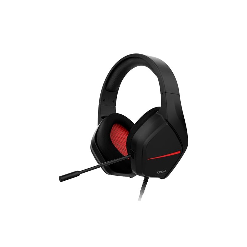 KROM KOPA Move Black Headphones 50 mm Stereo Sound, Integrated