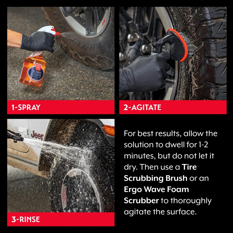 Griot's Garage Rubber Cleaner for Car Cleaning and Detailing, Works