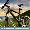 X AUTOHAUX 27.2x250mm Bicycle Seat Post Seat Tube with Scale