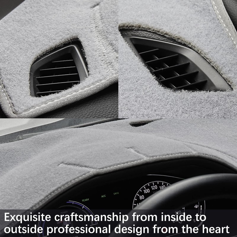 BERKSYDE Dashboard Dash Cover Mat Carpet Compatible with 2007-2011 Toyota