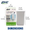 PIC Flying Insect Light Trap, Attracts and Traps House Flies,