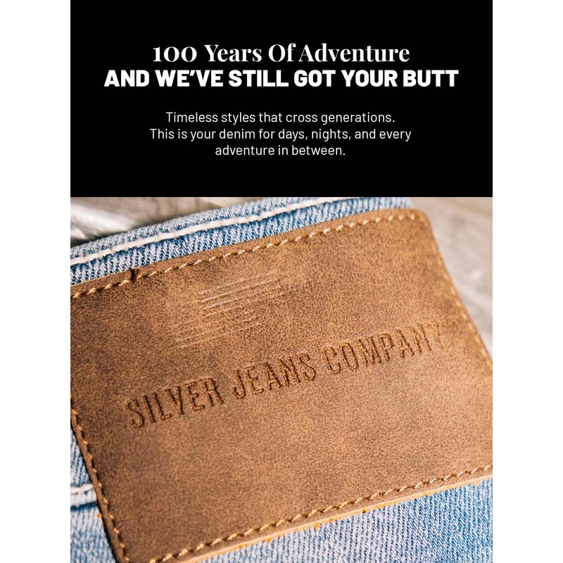 Silver Jeans Co. Men's Craig Easy Fit Bootcut Jeans, Light