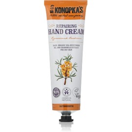 Dr. Konopka’s Repairing Hand Cream – 75 ml Natural, Vegan Repair Formula with Sea Buckthorn Oil & Calendula Extract – Deep Nourishment for Dry, Damaged Hands – Certified COSMOS & Cruelty-Free