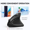 TECKNET Ergonomic Mouse, Wireless Bluetooth Vertical Mouse, 4800 DPI High