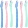Beaupretty 6 Piezas Para Cejas De Acero Inoxidable Afiladas Con