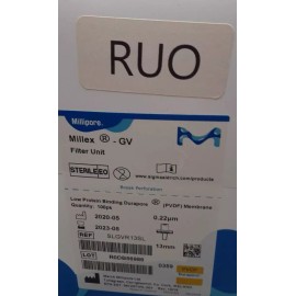 Millex Millipore Millex-GV  Filter Unit 0.22μm 33 mm (100 pcs)SLGVR13SL
