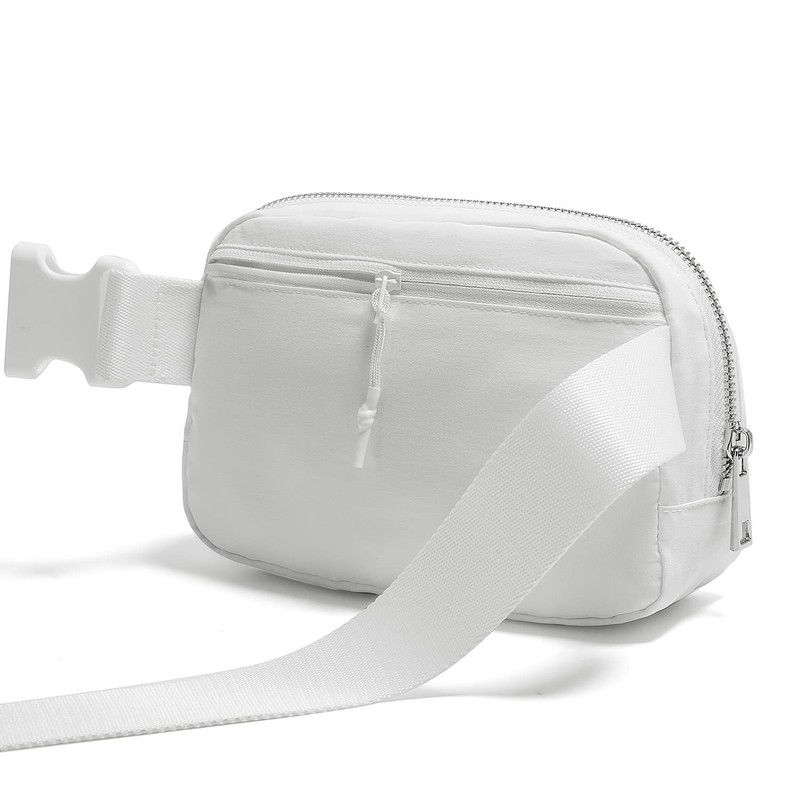 Gitus Fanny Pack, White, One Size, Mini Belt Bag