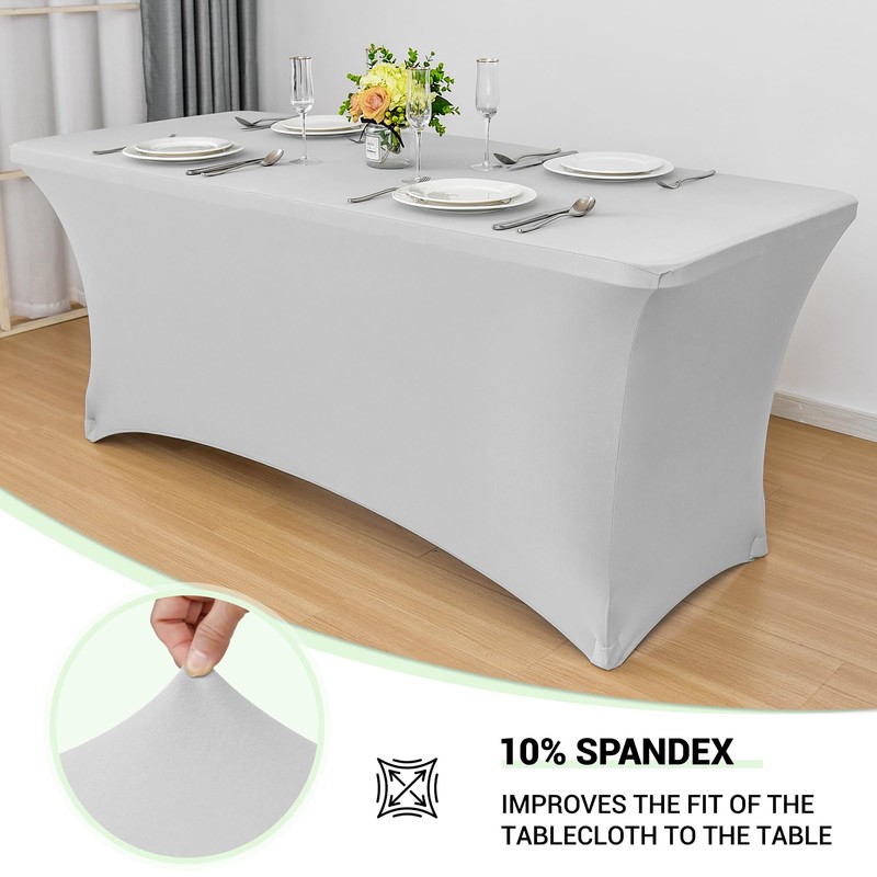 Obstal - Funda de mesa elástica de elastano para mesas