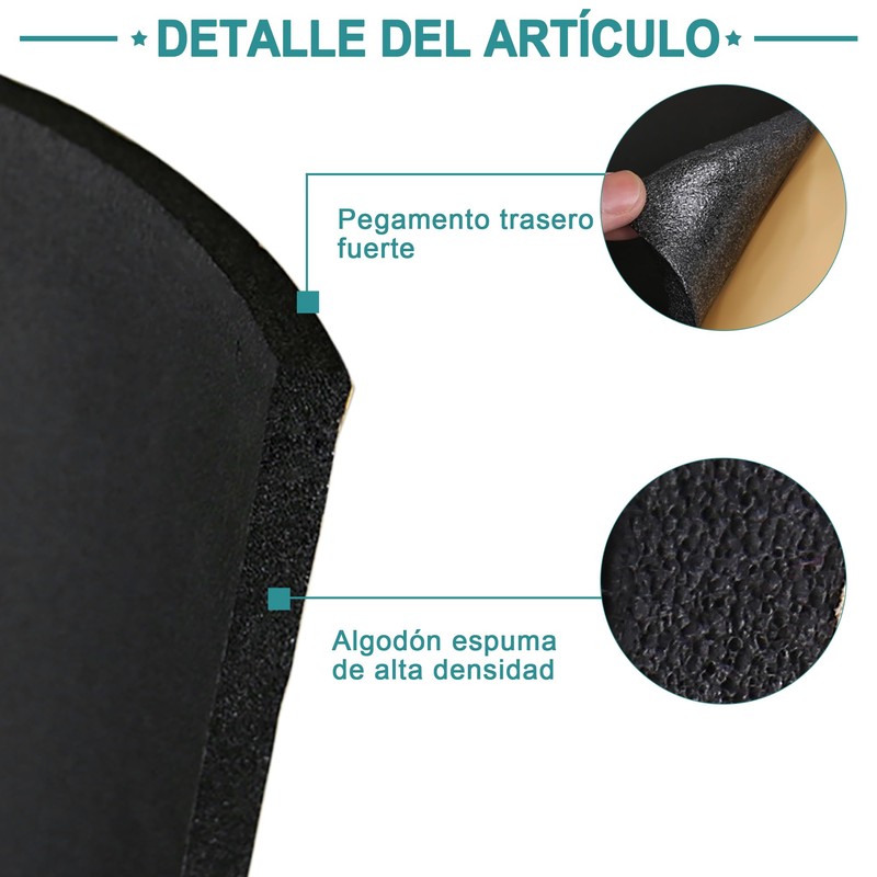 QUARKZMAN Car Sound Insulation Foam Thermal Insulation Bonnet 5mm Insulation