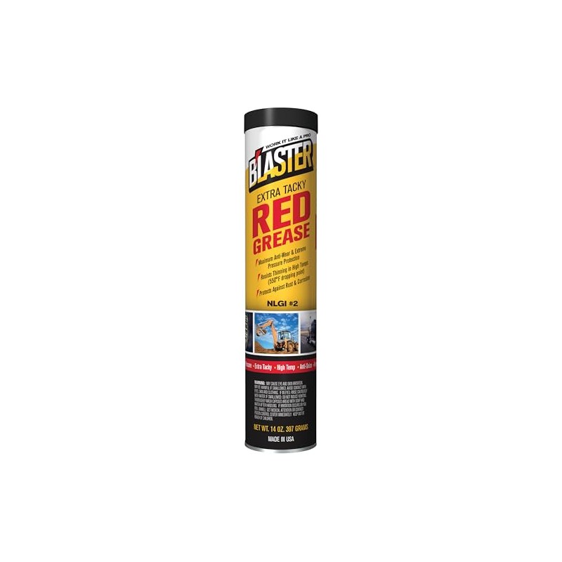 B'laster Extra Tacky Red Grease for Superior High Temerature and